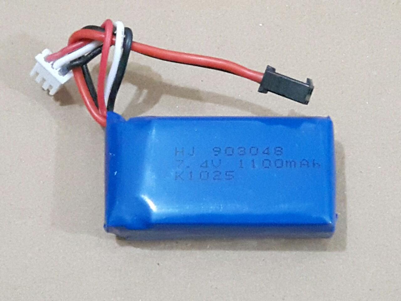 Pin Lipo 7.4V dung lượng 1100mAh cổng SM