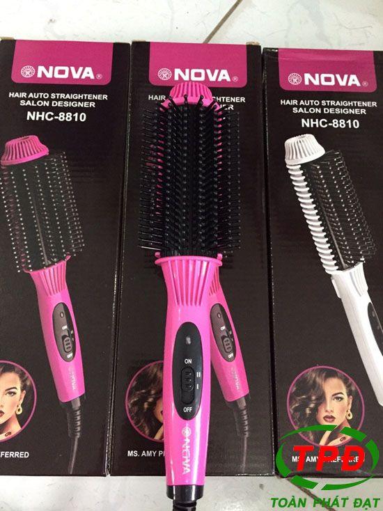 Lược điện uốn cúp đuôi tóc chải phòng tóc Nova 8810