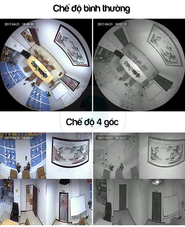 Camera ip VR Siêu Nhỏ Quan Sát 360độ BH12T