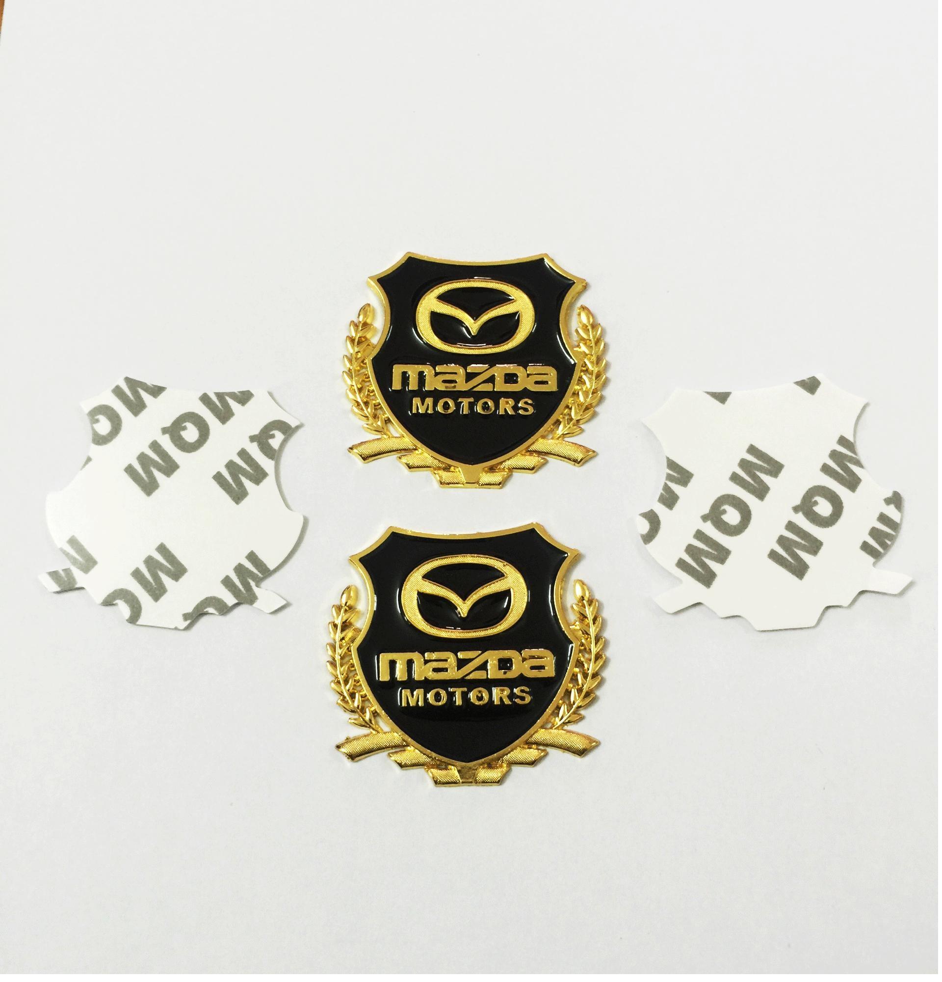 Bộ 2 Huy hiệu logo cho ô tô Mazda