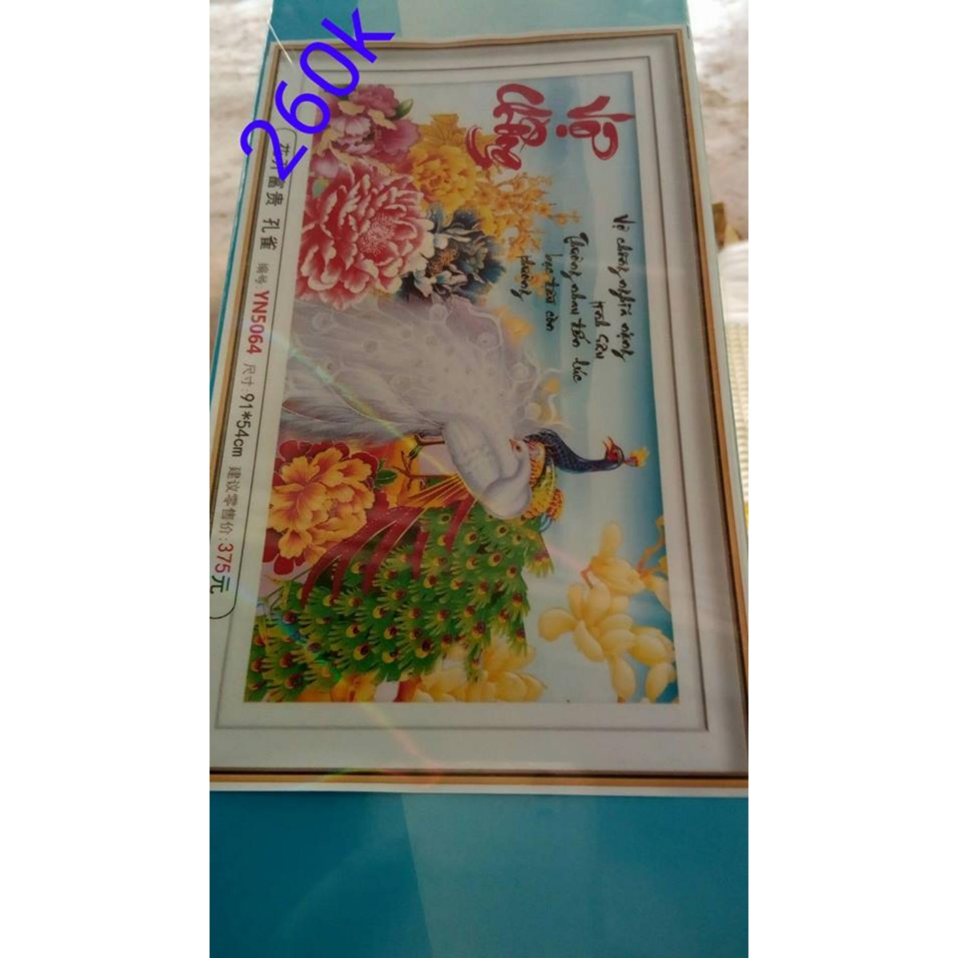 Tranh đính đá vợ chồng YN5064
