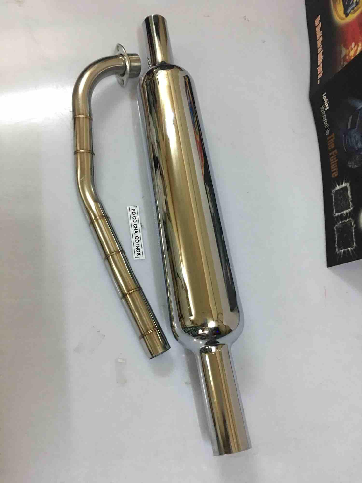 [HCM]PÔ CỖ CHAI CÓ CỔ INOX