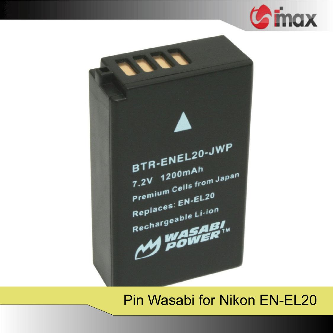 Pin máy ảnh Wasabi for Nikon EN-EL20