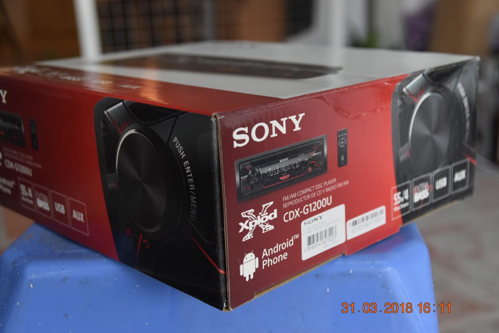 [HỖ TRỢ LẮP ĐẶT SẢN PHẨM TẠI HN & HCM] Sony CDX-G1200U đầu đọc CD/USB/AUX với ExtraBass