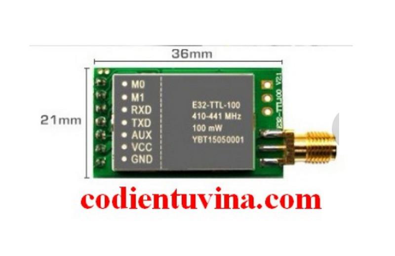 Mạch Thu Phái RF UART Lora SX1278 433Mhz 3000M