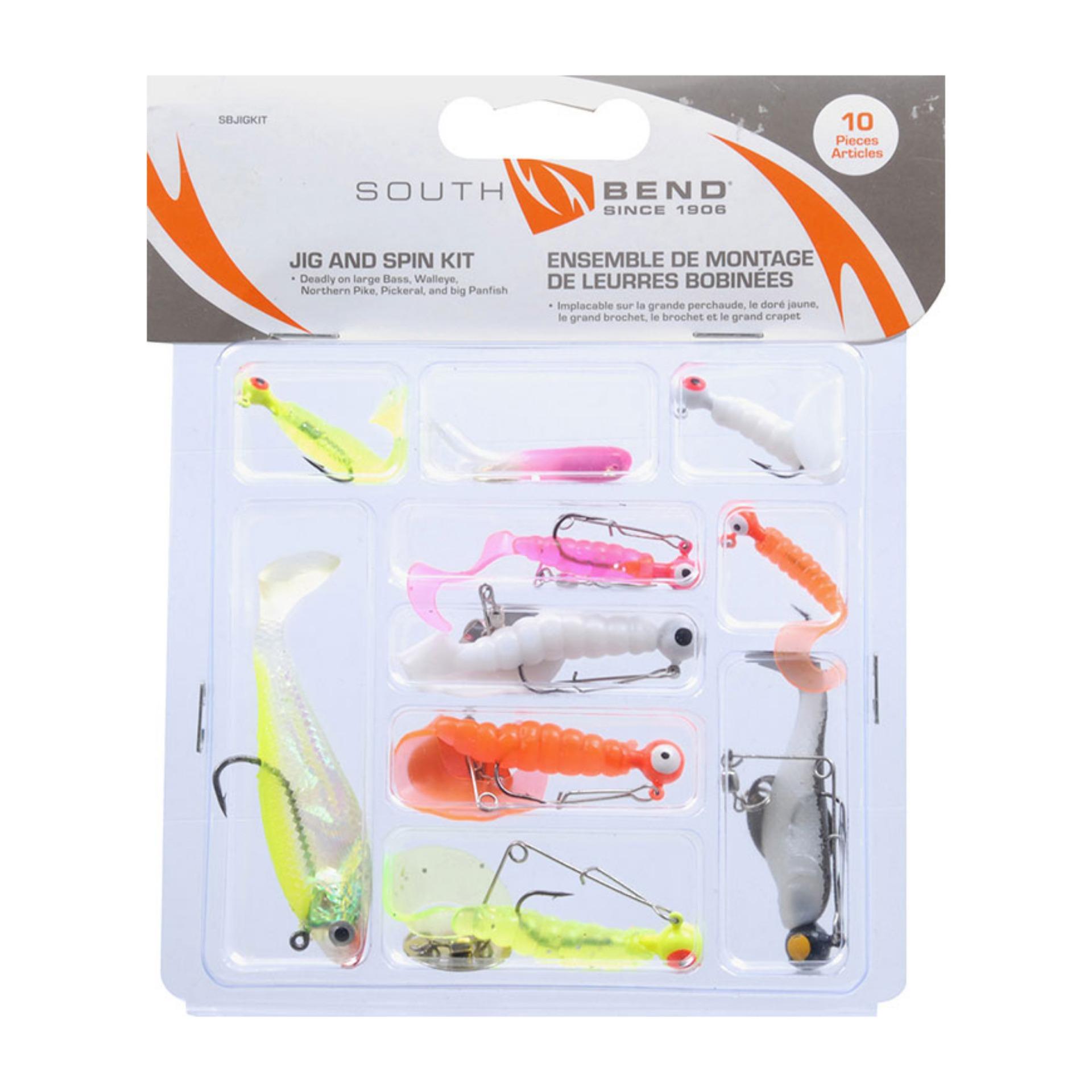 Bộ 10 mồi giả South Bend Jig & Spin