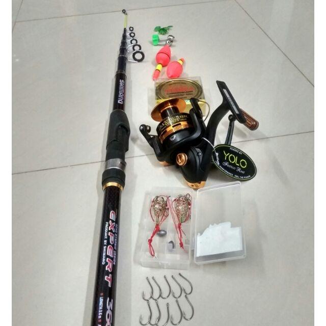 Combo bộ cần câu shimano 3m6 - Máy câu yolo MS 6000 big sale