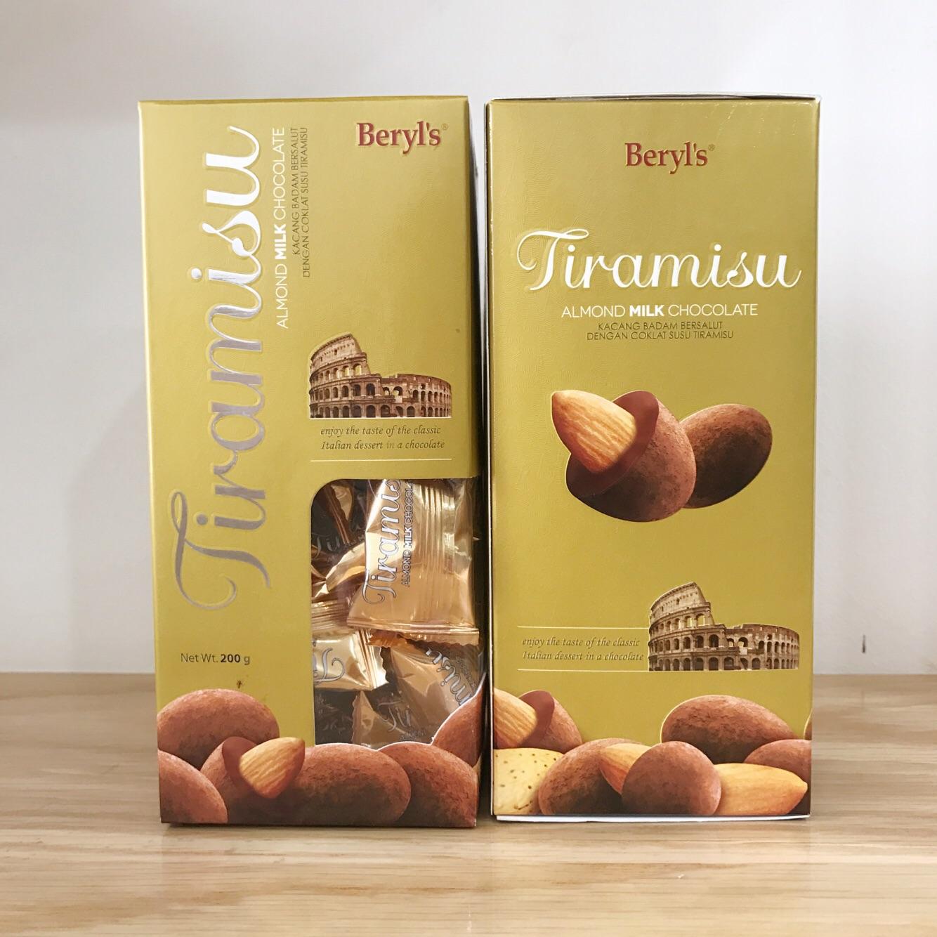 Socola sữa bọc hạnh nhân phủ Tiramisu