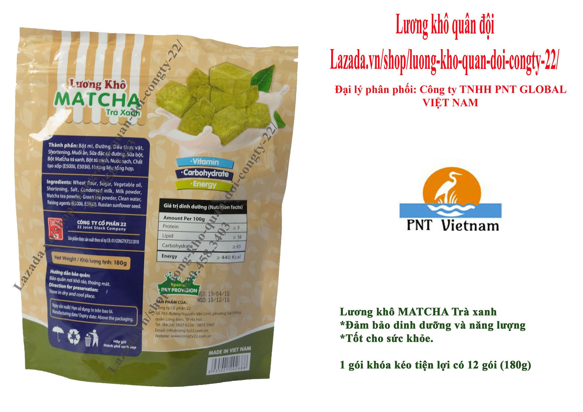 Lương khô Matcha Trà xanh (180g)