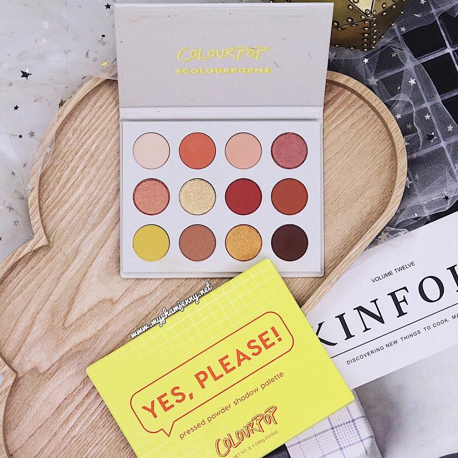 Bảng Phấn Mắt Colourpop Yes,Please! Pressed Powder Shadow Palette