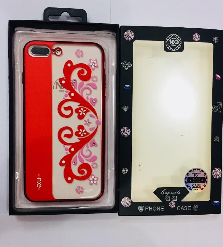 [HCM]Ốp lưng iPhone X hoa văn đính đá mẫu mới 2018