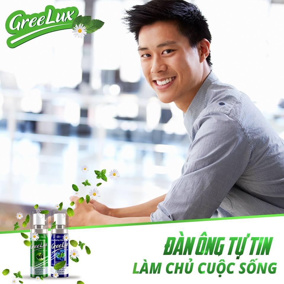 Greelux Fresh Mint Cool Mouth Freshener Spray (Mildly Cool and Spicy Flavor)