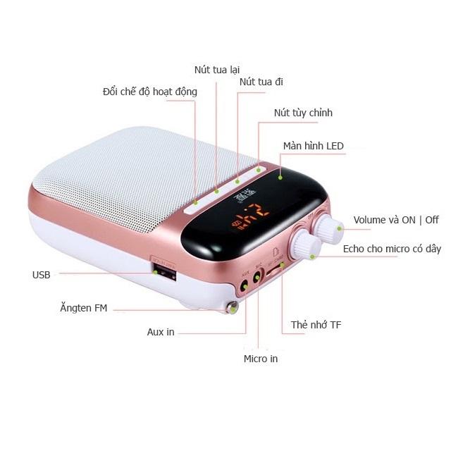 Loa trợ giảng không dây SOAIY S-708 (UHF)