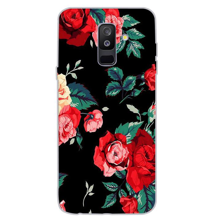 [HCM]Ốp lưng dẻo cho Samsung Galaxy A6 Plus 2018 - Rose 01