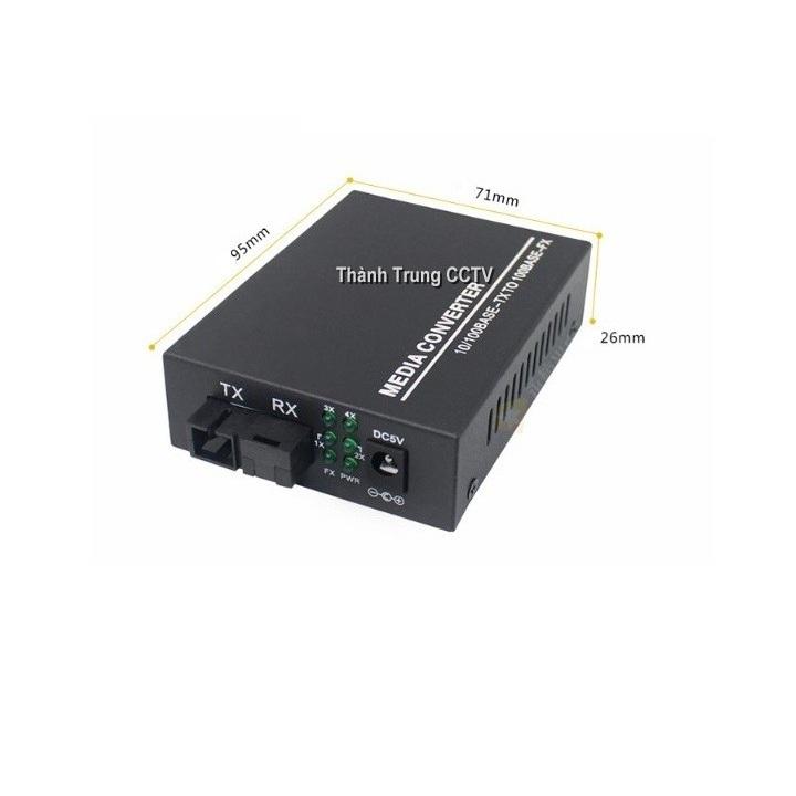 Converter quang 2 cổng Lan 100Mbps SK-BS12 ( 1 Cái)