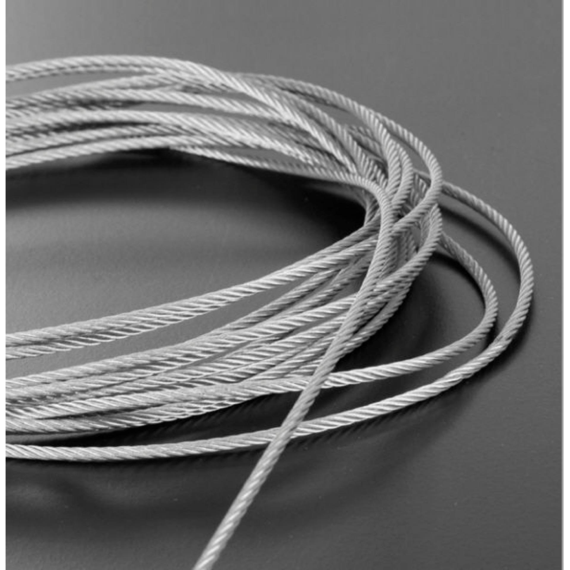 Dây cáp bọc nhựa lõi thép 1m