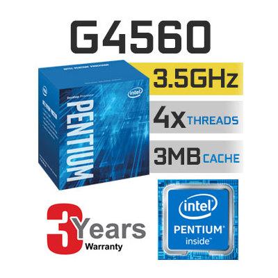 CPU Intel Pentium G4560 3.5 GHz / 3MB / HD 600 Series Graphics / Socket 1151 (Kabylake) - BOX