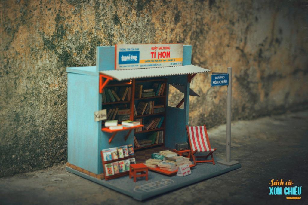 [HCM]Mô Hình DIY Tự Ráp Tiệm Sách AD05