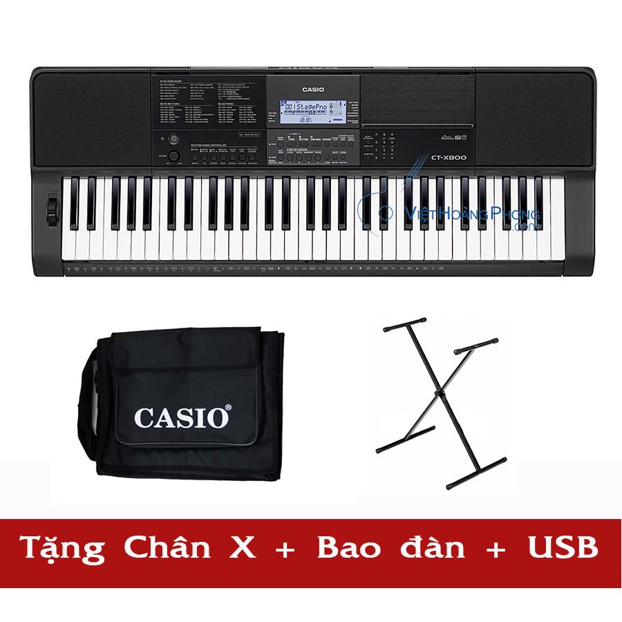 Trả góp 0% Đàn Organ Casio CT-X800 tặng Chân X + Bao đàn + USB  CTX800 -