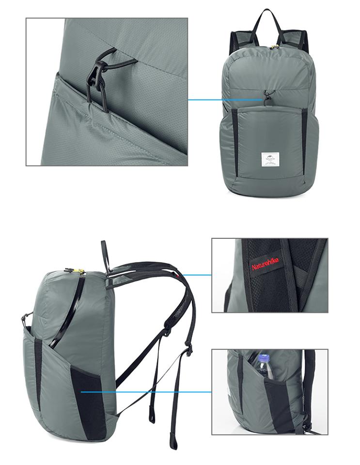 Balo gấp gọn NatureHike NH17A017-B 22L