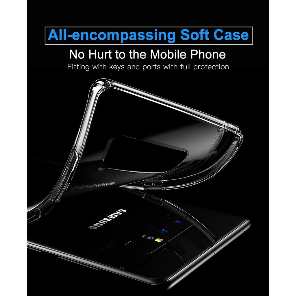 Ốp lưng Silicone trong suốt chống bụi Baseus Simple Case cho Samsung Galaxy Note 8