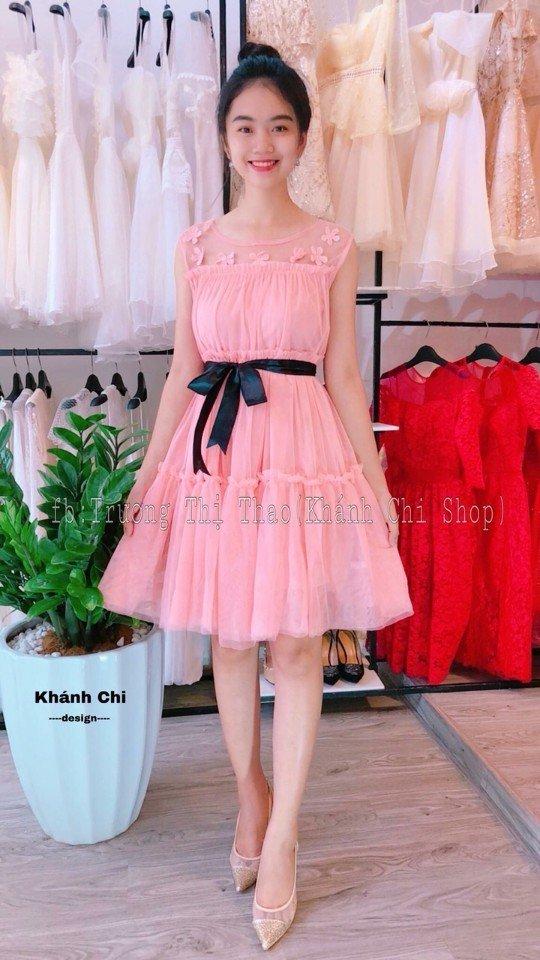 Đầm xòe ren phối lưới KP MS178 - MS116 - MS200