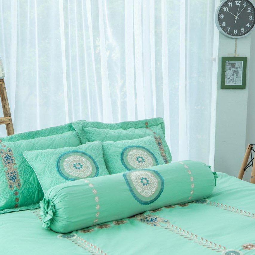 Bộ ga chun trần 3 món 160 x 200 cm 100% cotton cao cấp Grand HQM