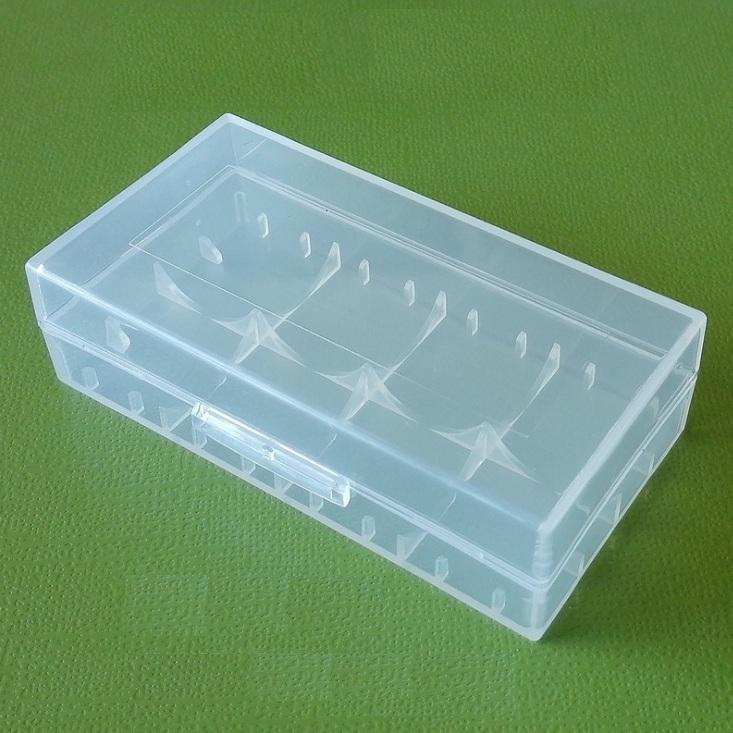 Hộp đựng Pin Sạc loại to 18650, nhựa trong suốt cao cấp, bảo vệ cục Pin