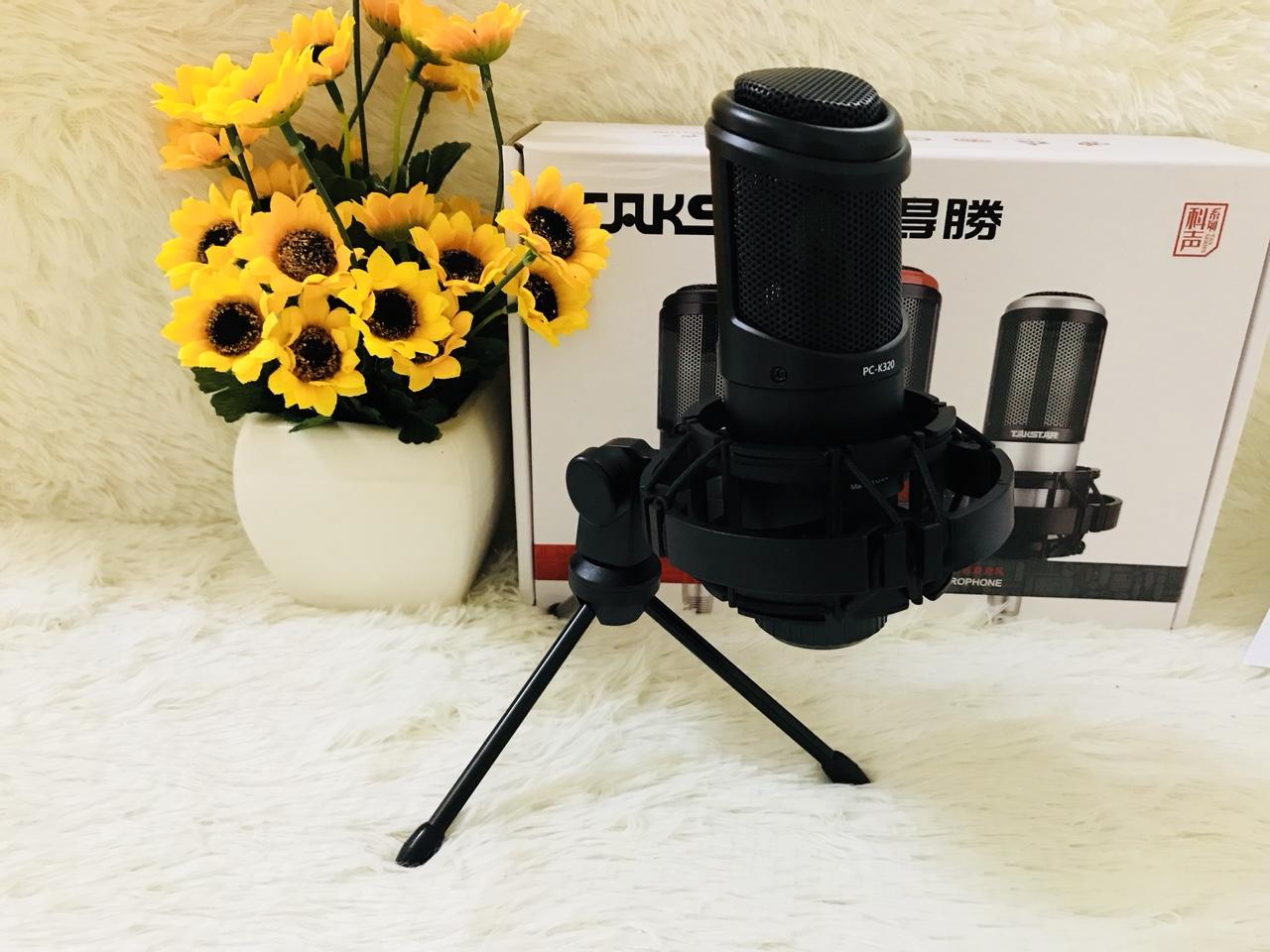 Micro thu âm Takstar PC-K320 gồm nguồn phantom