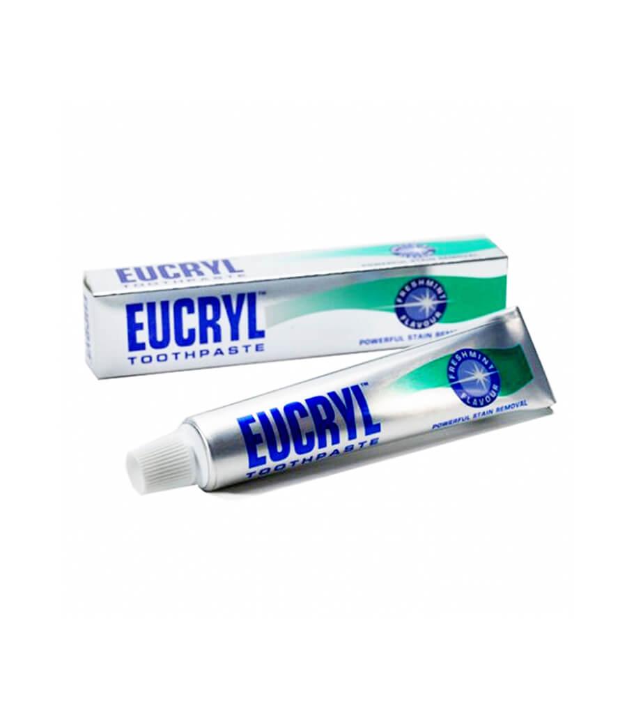 Bộ kem đánh răng và Bột tẩy trắng răng EuCryl nhập khẩu từ Anh