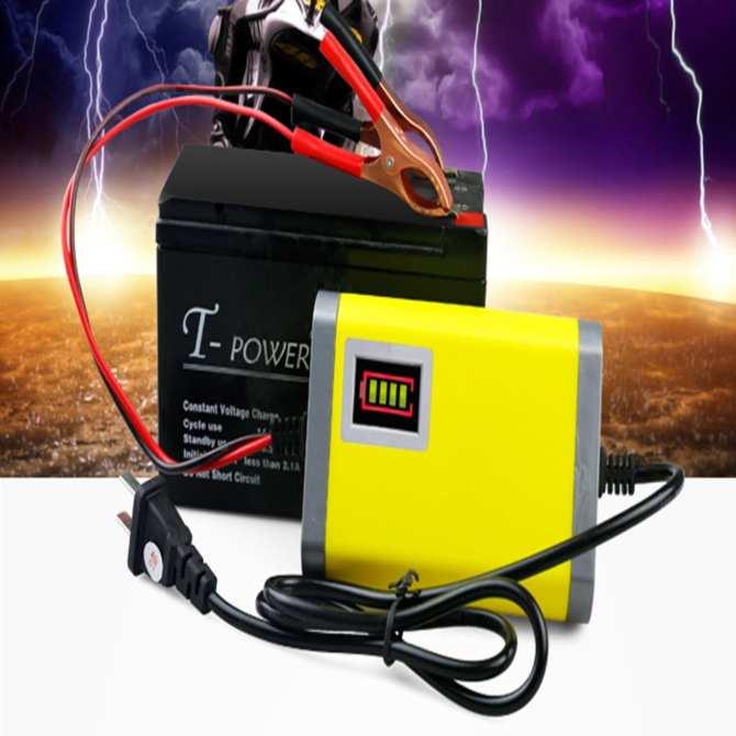 Máy Sạc Bình Ắc Quy Tự Động Cho Xe Máy (12V 2A)