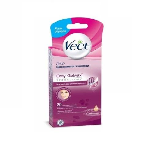 Miếng wax tẩy lông mặt Veet (20 miếng)