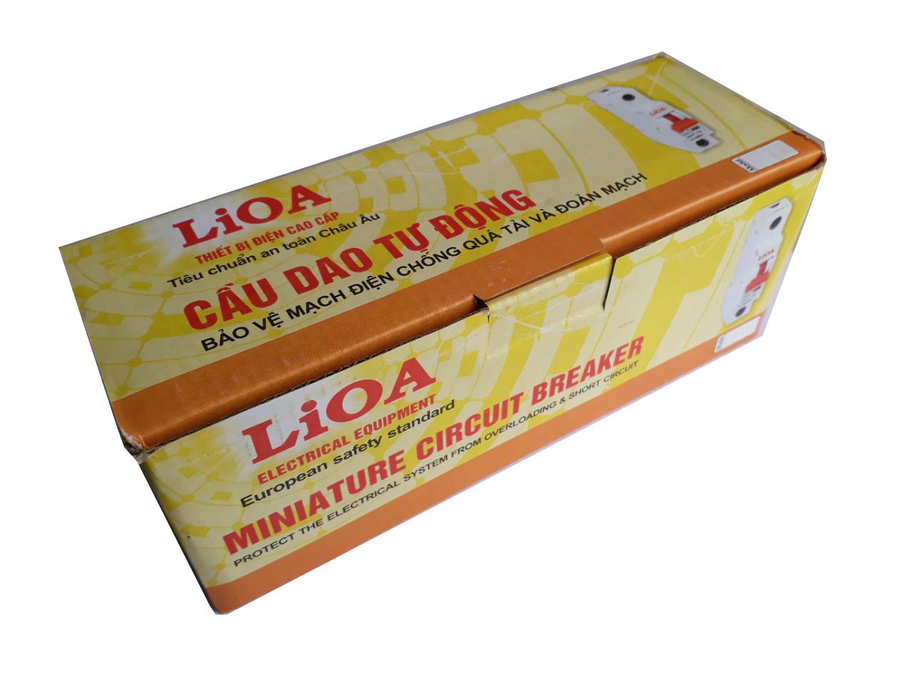 COMBO HỘP 6 CẦU DAO TỰ ĐỘNG (APTOMAT) LIOA 2 CỰC – DÒNG ĐỊNH MỨC 75A- DÒNG CẮT 4.5kA (TRẮNG)