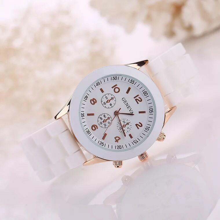 Đồng hồ nữ dây silicon Geneva Khởi My