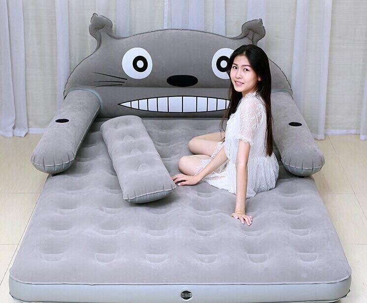 Giường đệm hơi cao cấp hình thú Totoro cao cấp - GDHIEU79