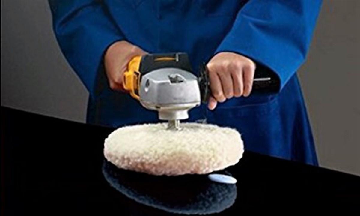 Đĩa đánh bóng lông cừu hai mặt (8*1-1/2'')USA