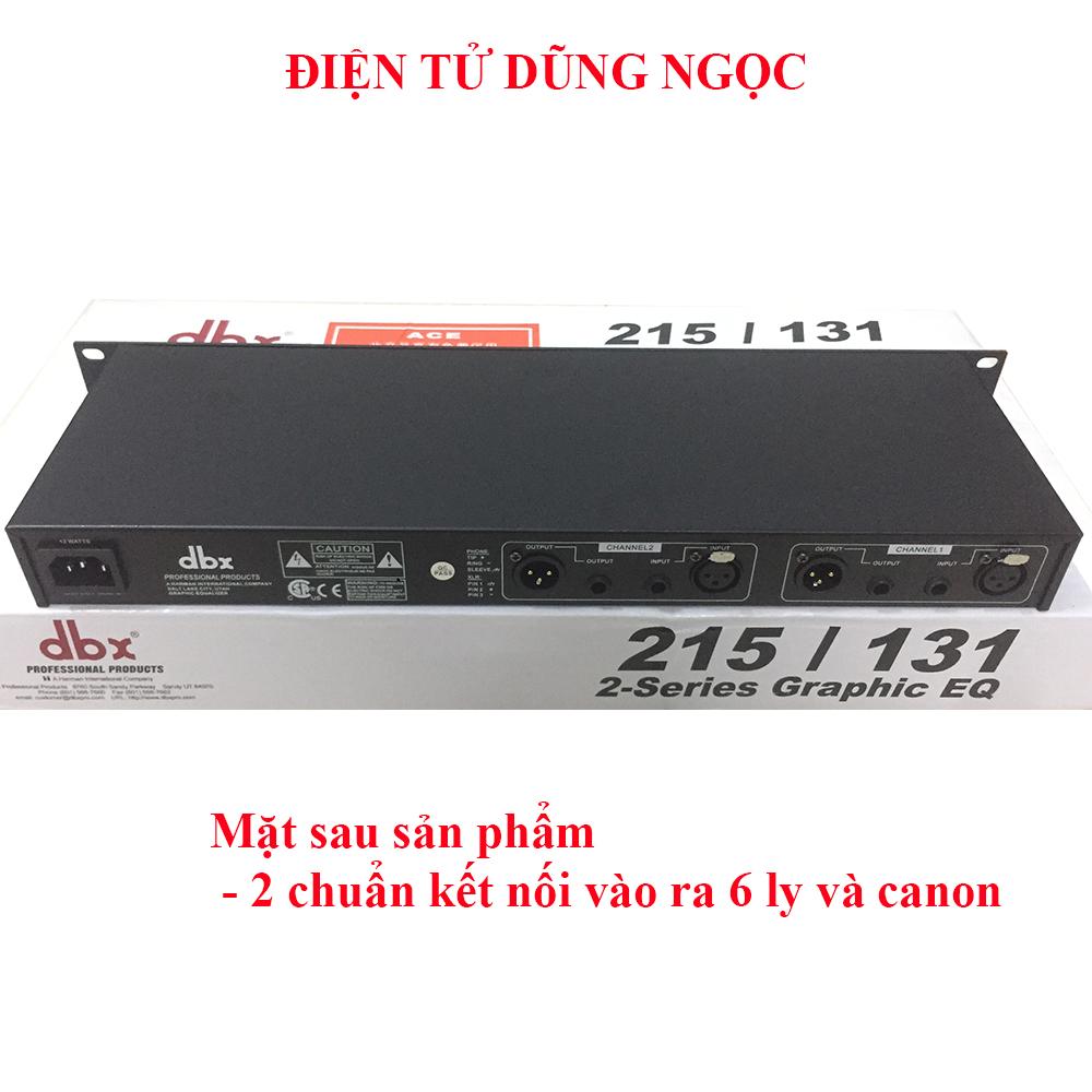 Lọc tiếng Equalizer DBX -215