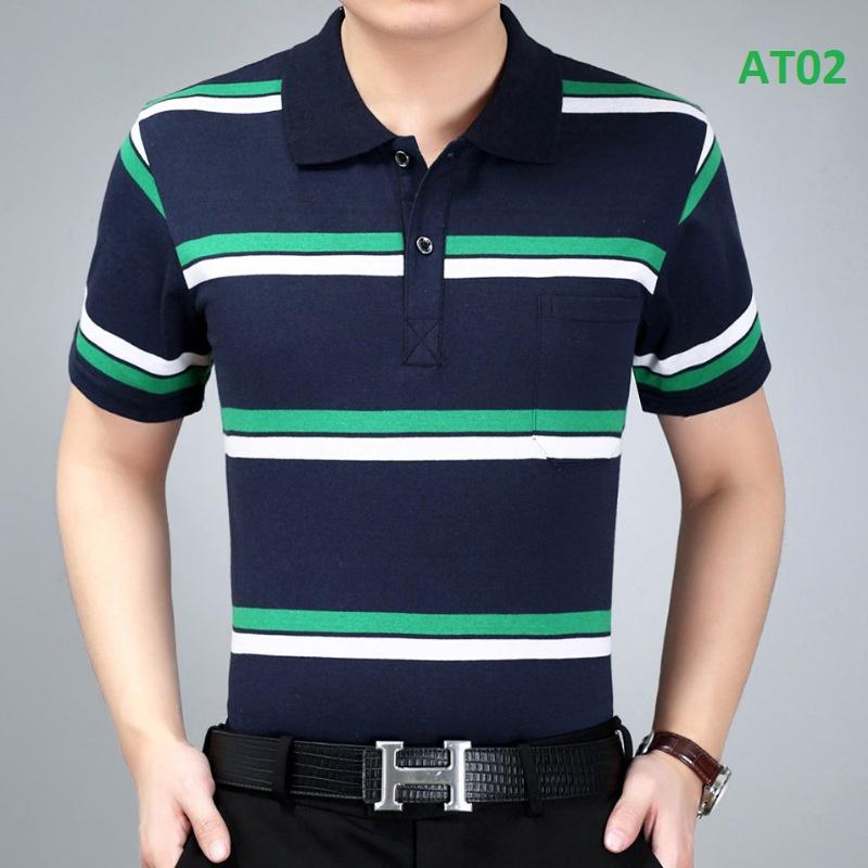 áo thun nam trung niên có cổ