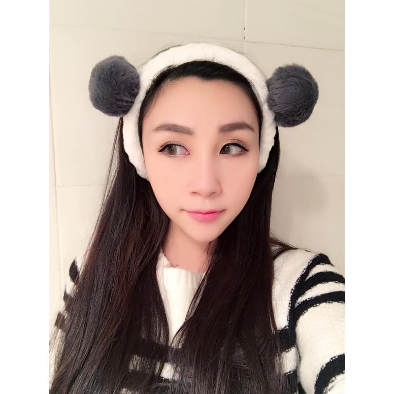 Băng đô tai gấu - nhung mềm mượt