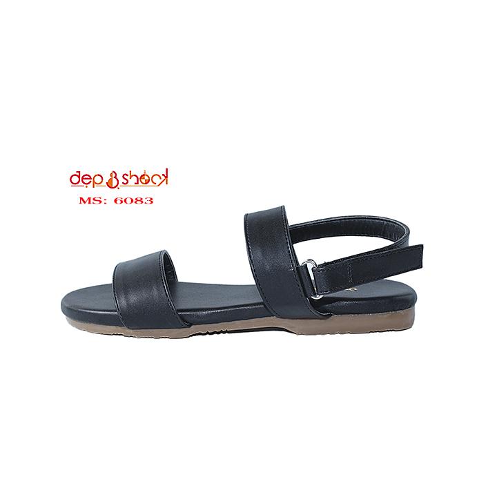 Sandal nữ quai ngang đế bằng big size