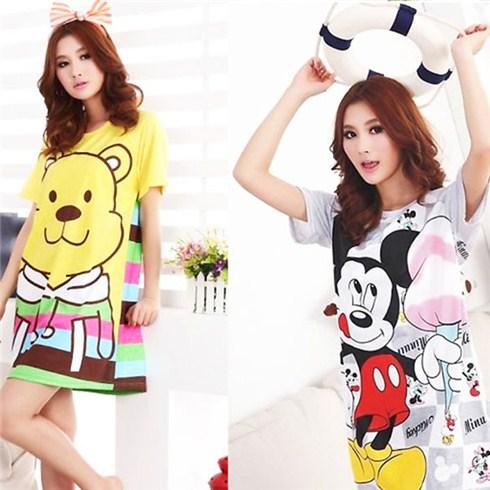 [HCM]Đầm ngủ hoạt hình dễ thương