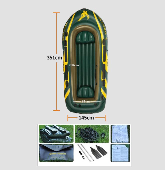 Thuyền bơm hơi seahawk 4 người intex 68351