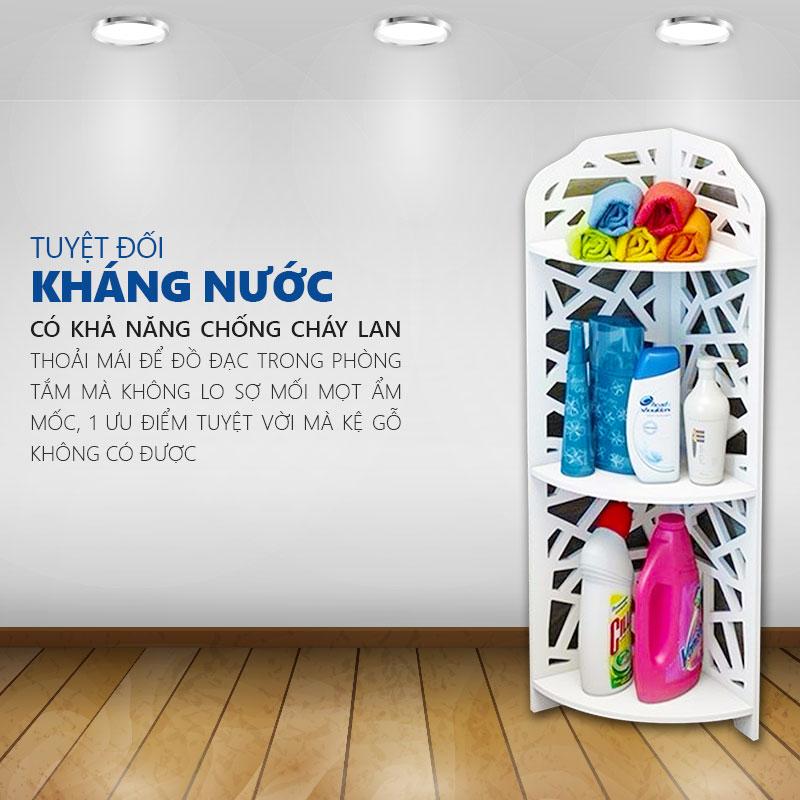 Kệ góc 3 tầng mắt lưới loại lớn - 9637