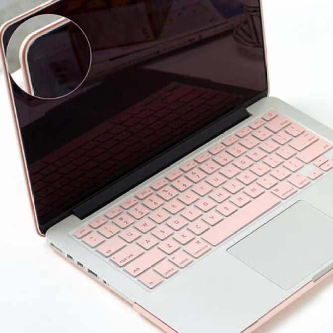 Combo Keyboard + Protector Macbook 13 Ari With Many Pastel Colors