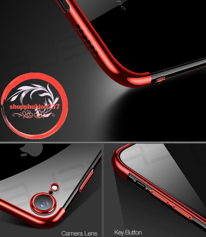 [HCM]ỐP LƯNG IPHONE XR ỐP DẺO VIỀN MÀU HAI ĐẦU