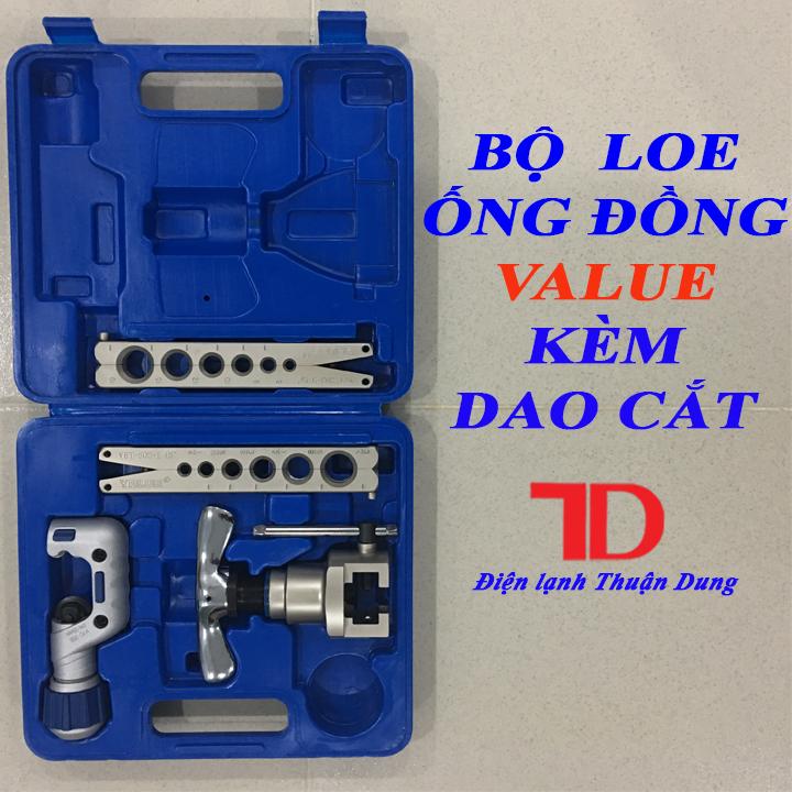 BỘ LÃ ỐNG ĐỒNG VALUE 2 KẸP KÈM DAO CẮT