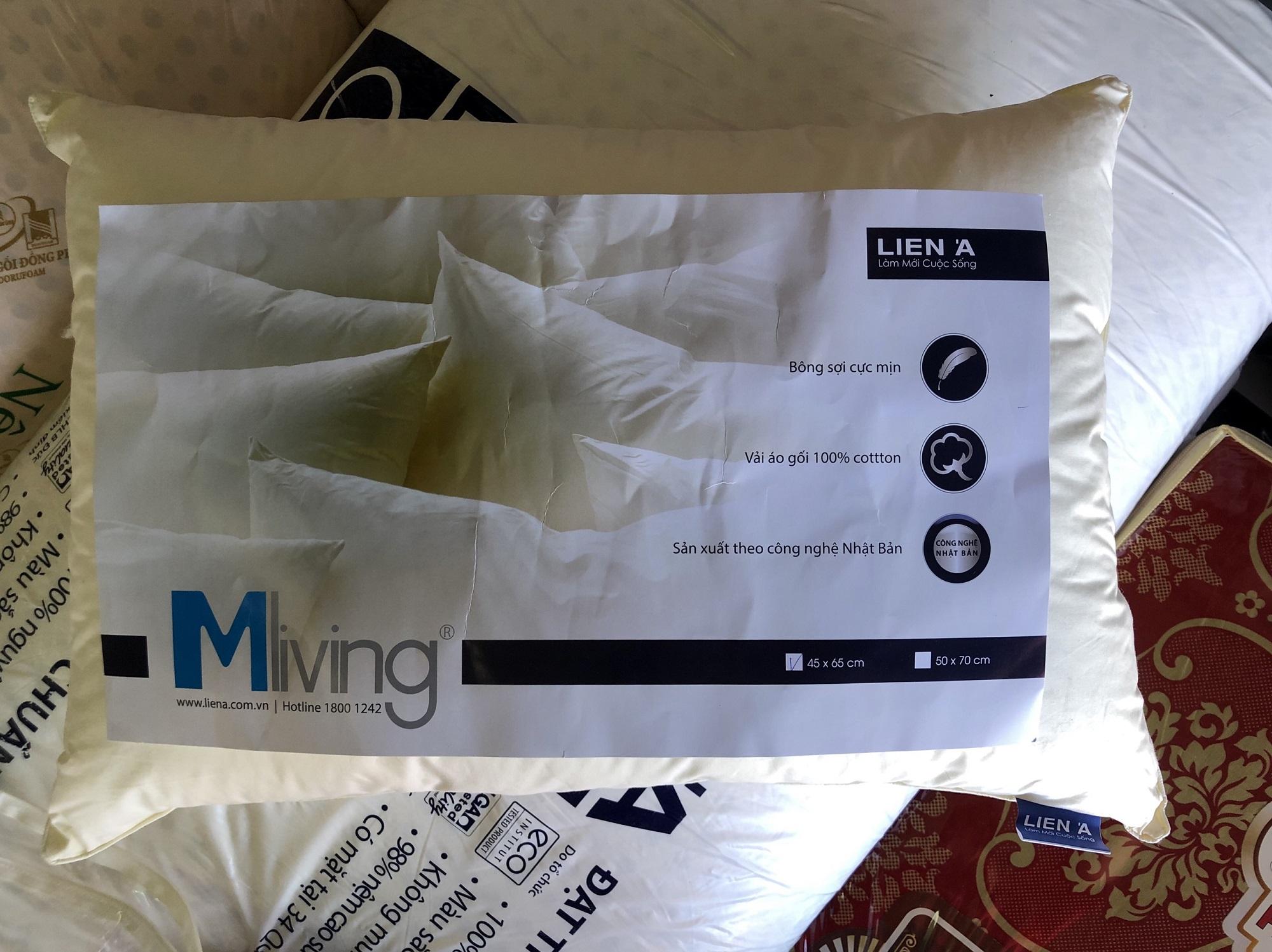 Gối Liên Á  MLIVING Microfiber 45cm x 65cm