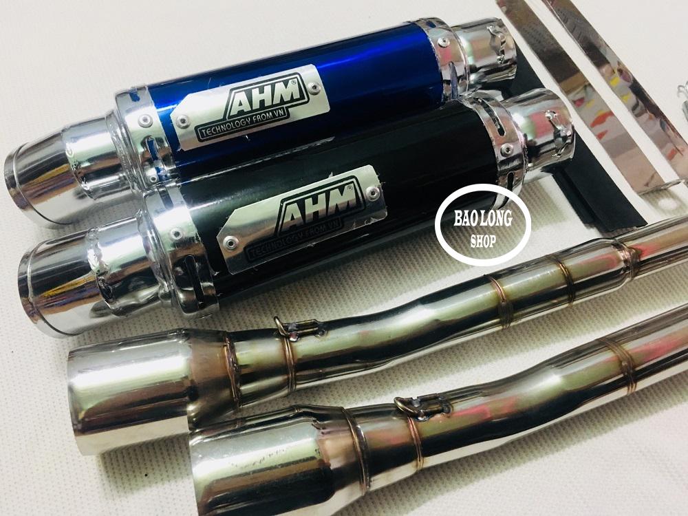 Pô AHM full cổ dành cho Sirius 110cc,Jupiter (màu Vàng)