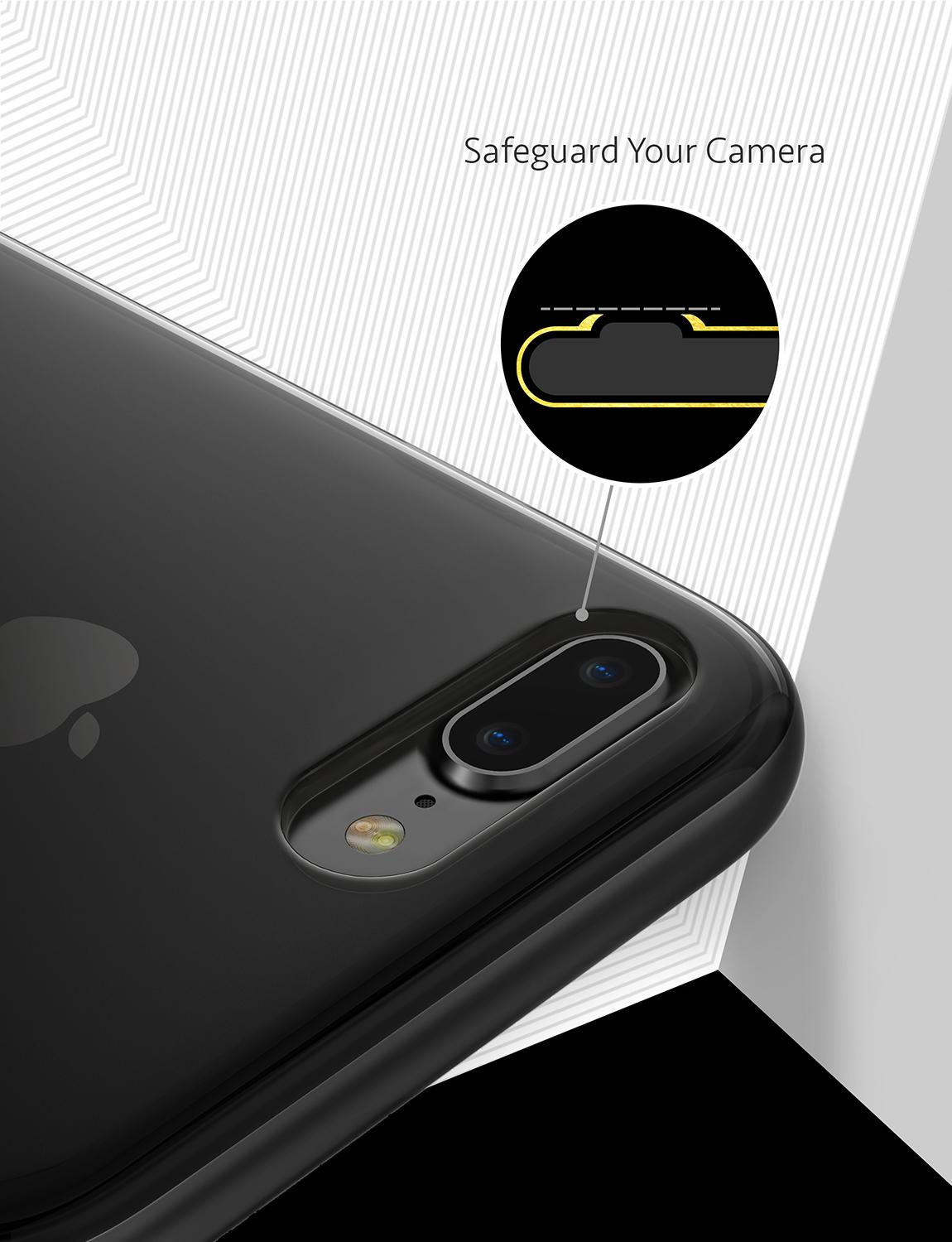 Ốp lưng Anker KARAPAX Ice cho iPhone 7 Plus/8 Plus - UN Black