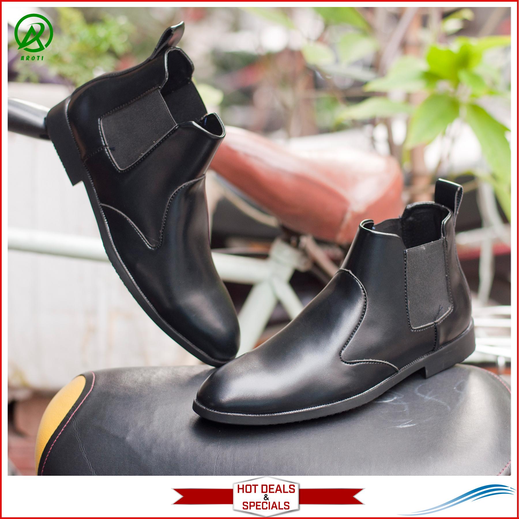 Giày Chelsea boot cổ chun da Nhám ver 2.0  CB520-Nhám